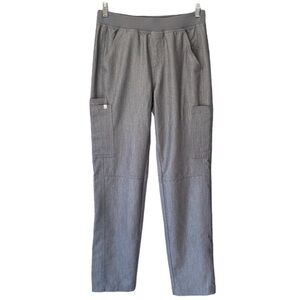 Figs Mens Graphite Axim Cargo Scrub Pants Sz S
